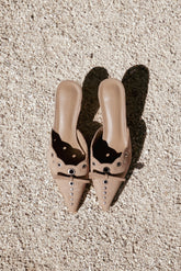 Elio Heels - Camel Suede